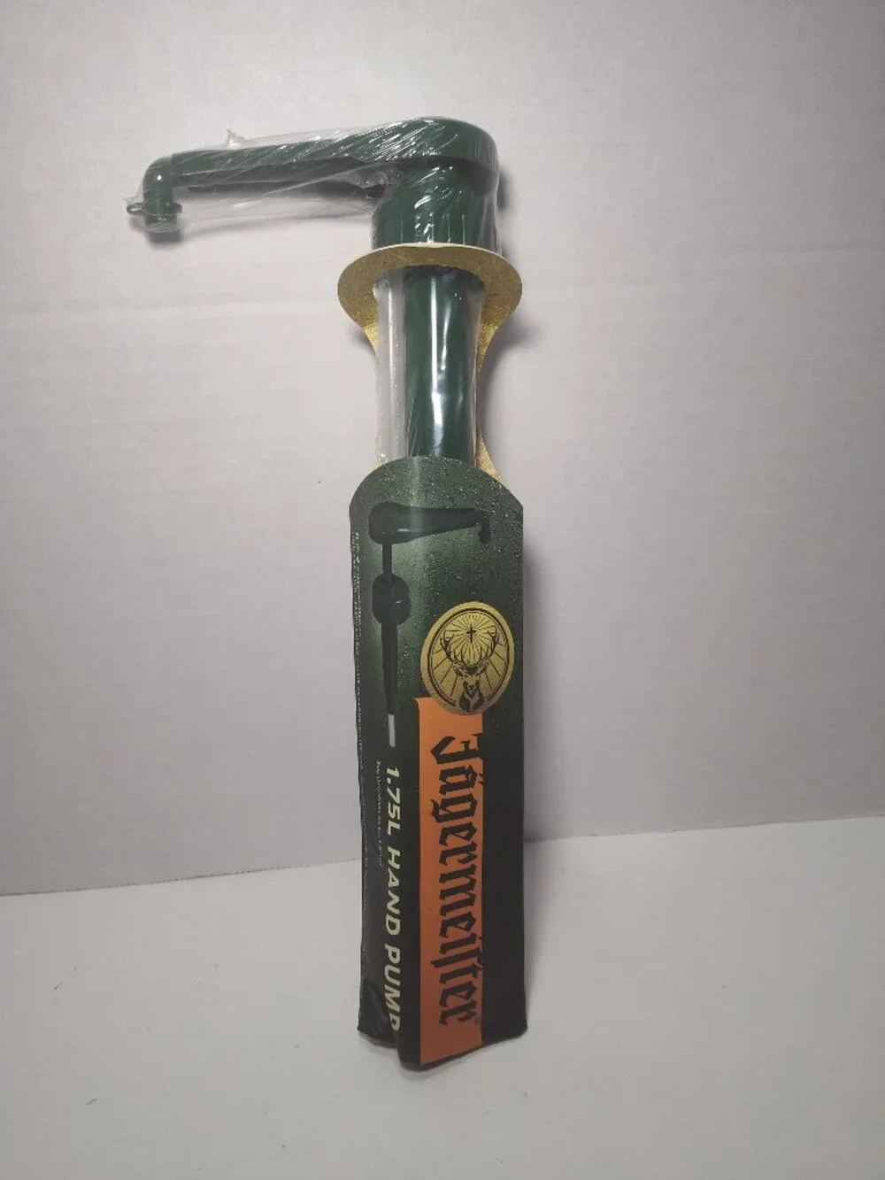 Jagermeister 1.75L Bottle Hand Pump Liquor Dispenser Green New Sealed